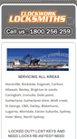 Mobile Screenshot of clockworklocksmiths.com.au